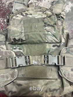 ARMY OCP MULTICAM BODY ARMOR PLATE CARRIER MADE WithKEVLAR INSERTS LARGE