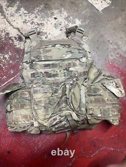 ARMY OCP MULTICAM BODY ARMOR PLATE CARRIER MADE WithKEVLAR INSERTS LARGE