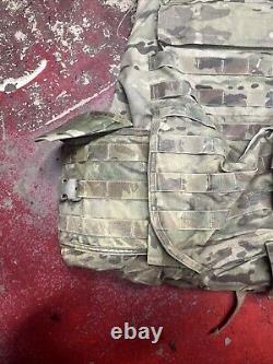 ARMY OCP MULTICAM BODY ARMOR PLATE CARRIER MADE WithKEVLAR INSERTS LARGE