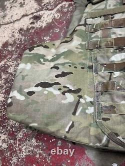 ARMY OCP MULTICAM BODY ARMOR PLATE CARRIER MADE WithKEVLAR INSERTS MEDIUM