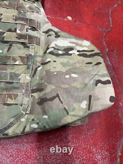 ARMY OCP MULTICAM BODY ARMOR PLATE CARRIER MADE WithKEVLAR INSERTS MEDIUM