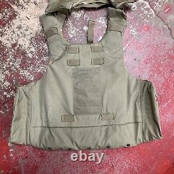 ARMY OCP MULTICAM BODY ARMOR PLATE CARRIER MADE WithKEVLAR INSERTS MEDIUM