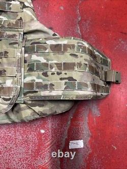 ARMY OCP MULTICAM BODY ARMOR PLATE CARRIER MADE WithKEVLAR INSERTS MEDIUM