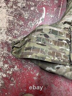 ARMY OCP MULTICAM BODY ARMOR PLATE CARRIER MADE WithKEVLAR INSERTS MEDIUM