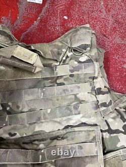 ARMY OCP MULTICAM BODY ARMOR PLATE CARRIER MADE WithKEVLAR INSERTS MEDIUM LONG