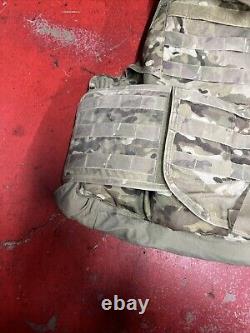 ARMY OCP MULTICAM BODY ARMOR PLATE CARRIER MADE WithKEVLAR INSERTS MEDIUM LONG