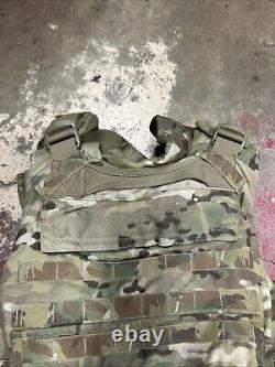 ARMY OCP MULTICAM BODY ARMOR PLATE CARRIER MADE WithKEVLAR INSERTS Med-Long