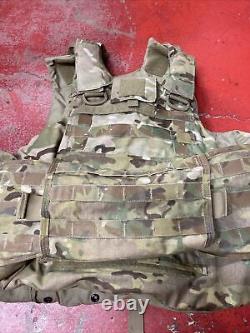 ARMY OCP MULTICAM BODY ARMOR PLATE CARRIER MADE WithKEVLAR INSERTS X-SMALL