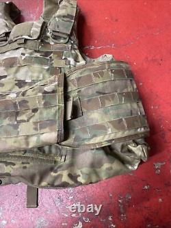 ARMY OCP MULTICAM BODY ARMOR PLATE CARRIER MADE WithKEVLAR INSERTS X-SMALL