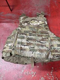 ARMY OCP MULTICAM BODY ARMOR PLATE CARRIER MADE WithKEVLAR INSERTS X-SMALL