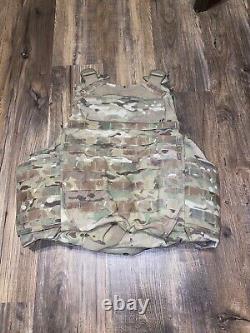 ARMY OCP MULTICAM BODY ARMOR PLATE CARRIER MADE WithKEVLAR INSERTS X-SMALL