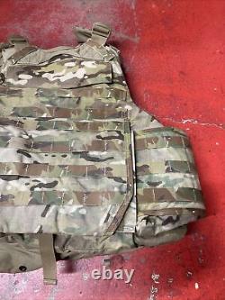 ARMY OCP MULTICAM BODY ARMOR PLATE CARRIER MADE WithKEVLAR INSERTS X-SMALL