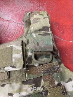 ARMY OCP MULTICAM BODY ARMOR PLATE CARRIER MADE WithKEVLAR INSERTS X-SMALL