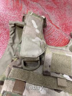 ARMY OCP MULTICAM BODY ARMOR PLATE CARRIER MADE WithKEVLAR INSERTS X-SMALL