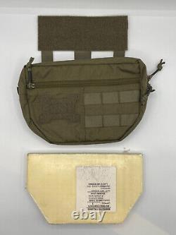 Abdominal armor plate withdangler carrier, Level III, Ultralite rifle protection