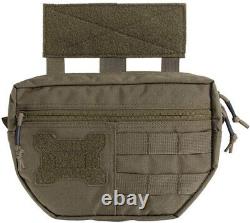 Abdominal armor plate withdangler carrier, Level III, Ultralite rifle protection