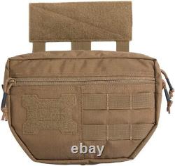 Abdominal armor withBrown dangler pouch Level III, Ultralite rifle protection