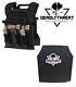 Active Shooter Tactical Vest Plate Carrier With Black Level Iii L3 Fearless Armor