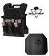Active Shooter Tactical Vest Plate Carrier With Level Iii Armor Plates