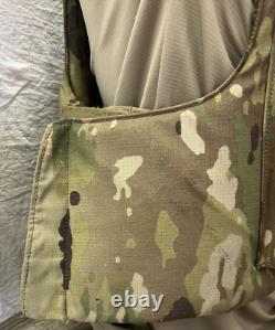 Aircrew Air Warrior OCP Flexible Body Armor Vest Medium With Soft Inserts