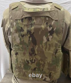 Aircrew Air Warrior OCP Flexible Body Armor Vest Medium With Soft Inserts