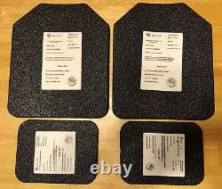 Ambitec Ar500 NIJ Rated Level 3 Steel Body Armor Plates Anti Spall Coat, 1 Curve