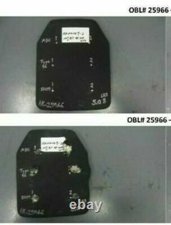 Ankey Ballistic Armor Plates NIJ Level III+ 10X12 Curved Shooters Cut PE+Alumina
