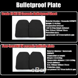 Anti Ballistic Bulletproof Steel Plate Grade III NIJ III/Four-level NIJ IV 25x30