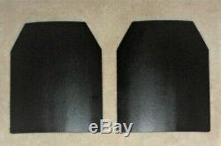 Ar500 Level 3+ Body Armor Plates (2) 10x12, Front/back Plates Fast Shipping