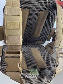 Ar500 body armor 10x12 Flat Advanced LW Level III 9-30-2016 20 Year Shelf- Vest