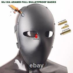 Aramid Ballistic Bullet Proof Level IIIA Full Face Mask CS Field Body Armor