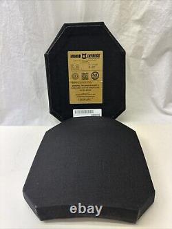 Armor Express 3s11m 10x12 Level III Shooter Cut Lightweight Armor Plate Set