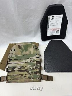 Armor Express 8x10 Level III Lightweight Armor Plates with HSGI Plate Carrier MC