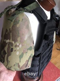Armor shoulders AR500 level lll rifle grade Free Shipping usa made milti cam