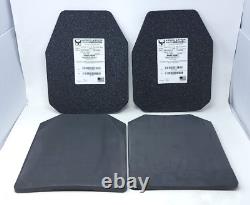 Armored Republic Ar500 Level III+ 11 x 14 Armor Multicurved Plates with Pads LH