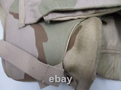 Army Desert Camouflage Body Armor Plate Carrier Soft Panel Inserts XL Dcu Vest