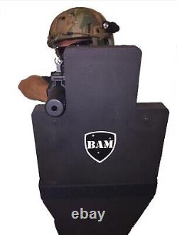 BALLISTIC SHIELD Bullet Proof Body Armor Level III+ L3+ 12x23 STOPS 556 308