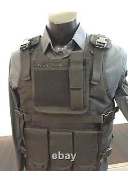 BODY ARMOR Carrier Vest FREE 3a BULLETPROOF Inserts XL 2XL 3XL L USA Made