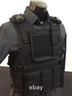 BODY ARMOR Carrier Vest FREE 3a BULLETPROOF Inserts XL 2XL 3XL L USA Made