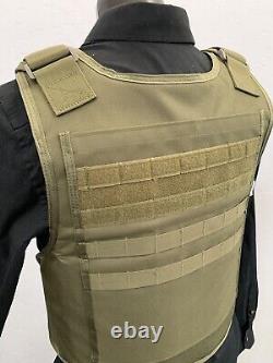 BODY ARMOR Carrier Vest FREE 3a BULLETPROOF Inserts XL 2XL 3XL L USA Made