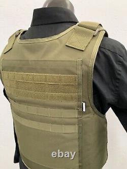 BODY ARMOR Carrier Vest FREE 3a BULLETPROOF Inserts XL 2XL 3XL L USA Made