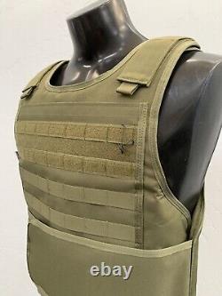 BODY ARMOR Carrier Vest FREE 3a BULLETPROOF Inserts XL 2XL 3XL L USA Made