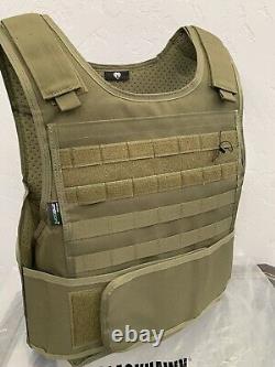 BODY ARMOR Carrier Vest FREE 3a BULLETPROOF Inserts XL 2XL 3XL L USA Made