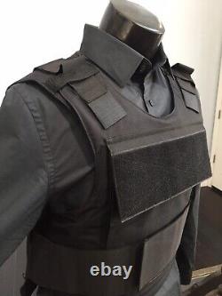 BODY ARMOR Carrier Vest Made With Kevlar Plates BULLETPROOF Inserts Panels USA