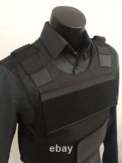 BODY ARMOR Carrier Vest Made With Kevlar Plates BULLETPROOF Inserts Panels USA