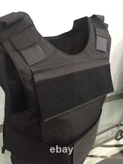 BODY ARMOR Carrier Vest Made With Kevlar Plates BULLETPROOF Inserts Panels USA