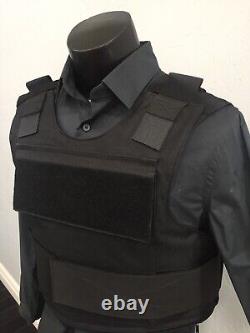 BODY ARMOR Carrier Vest Made With Kevlar Plates BULLETPROOF Inserts Panels USA