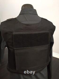 BODY ARMOR Carrier Vest Made With Kevlar Plates BULLETPROOF Inserts Panels USA