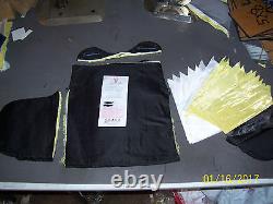 BULLETPROOF, BACK PACK INSERTS 2 Trauma Plates Level IIIA 11X14 Body Armor