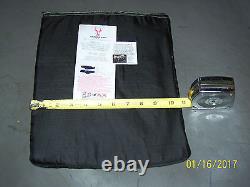 BULLETPROOF, BACK PACK INSERTS 2 Trauma Plates Level IIIA 11X14 Body Armor